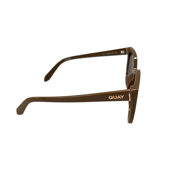 Quay Australia Staycation Cat Eye Sunglasses Doe Brown main image 5